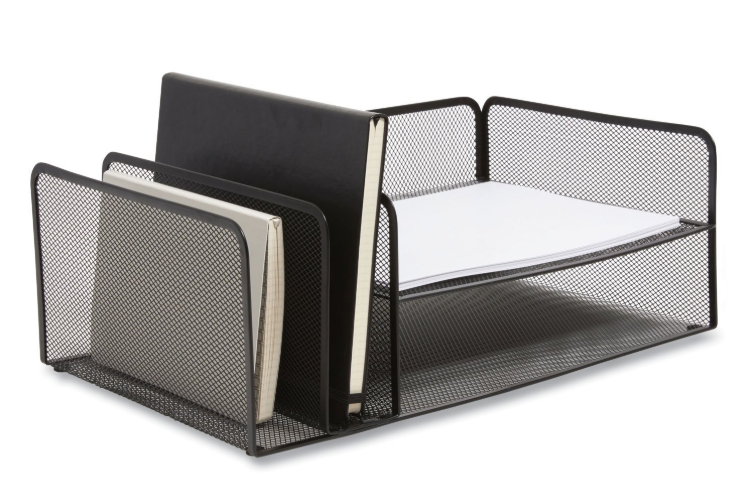 mesh wire desk organizer